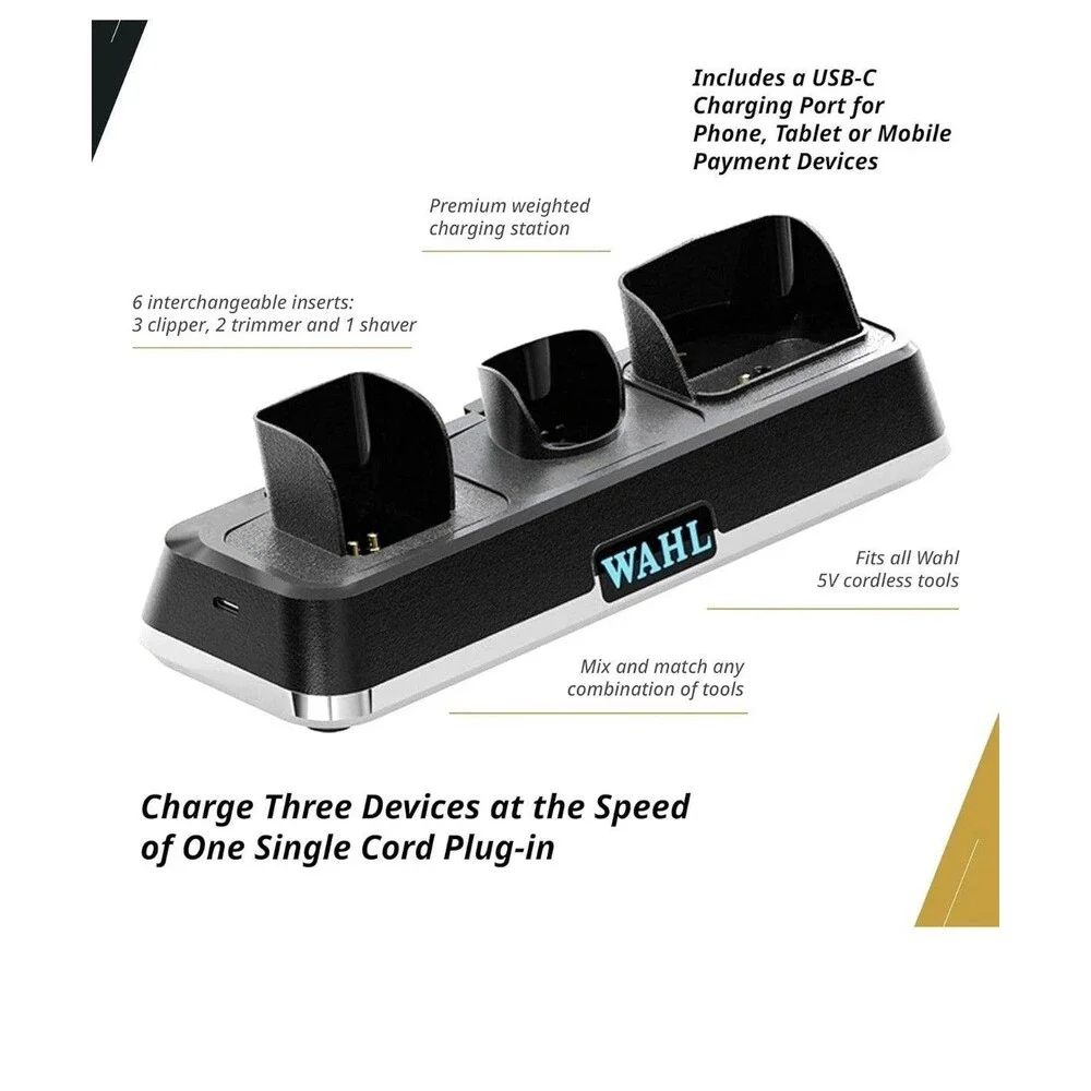 Wahl Professional Power Charging Station Professional Barbers & Stylists 3023291